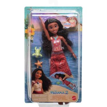 Imagem de Boneca Disney Moana 2 Nadadora Mattel JFF08