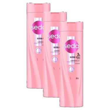 Imagem de kit 3 Seda Shampoo Luminous Uv 300ml