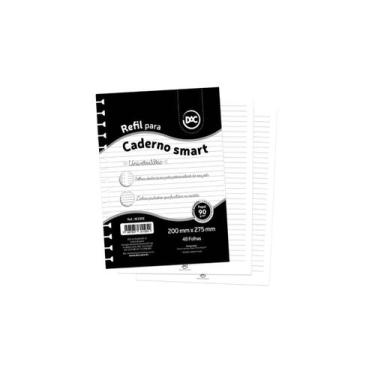 Imagem de Refil De Folhas P/Caderno Univ.Smart Tira e Põe 48fls 1833Re - DAC