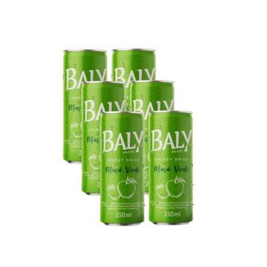 Imagem de Energético Baly Maçã Verde 250ml Pack 6 Latas