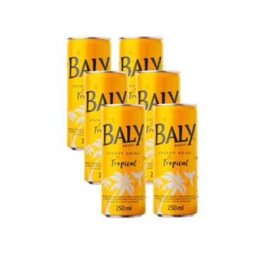 Imagem de Energético Baly Tropical 250ml Pack 6 Latas