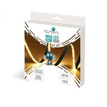 Imagem de Fita Led Ip20 18w 4000k 12v Cob Gaya