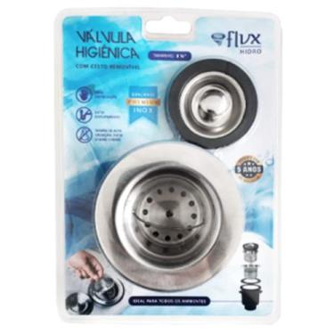 Imagem de Valvlula Pia Inox Higienica Cesto Removivel 31/2" Flvx