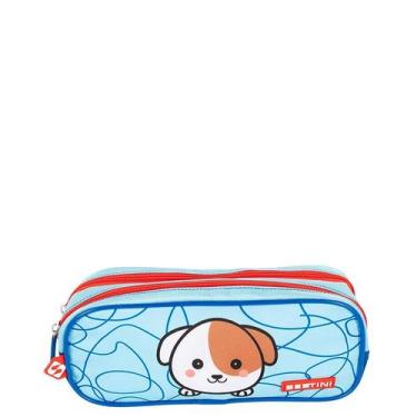 Imagem de Estojo 2 Compartimentos Sestini Kids Dog 4 - Colorido, Colorido