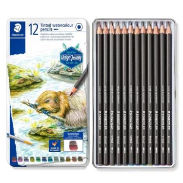 Imagem de Lápis de Cor Aquarelável Staedtler Design Journey 12 Cores