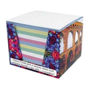 Imagem de Papel Lembrete Tamoio 50g Colorido 85x82x55mm 700 Folhas