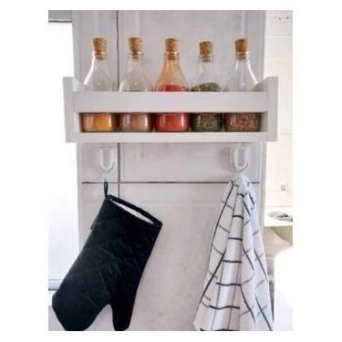 Imagem de Prateleira Organizadora cozinha, sala, Banheiro, Nicho Revisteiro, tem