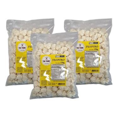 Imagem de 600 Mini Suspiros Caseiro Artesanal Lembrancinha Branco