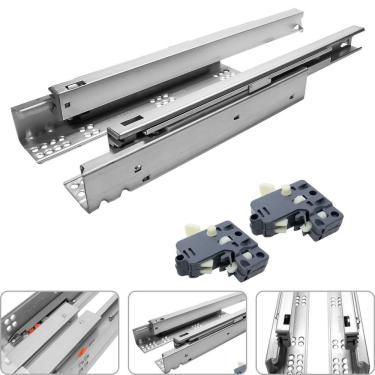 Imagem de Corrediça Oculta Galvanizada 400 Mm 2 Unidades Tradestar