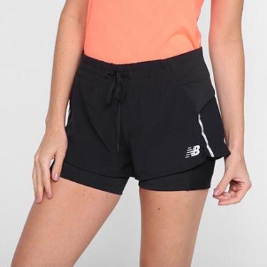 Imagem de Short New Balance Impact Run Duplo Feminino-Feminino