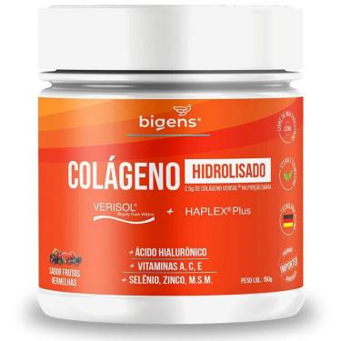 Imagem de Colágeno Verisol Hidrolisado Haplex Ácido Hialurônico Vitaminas A, C, E, Selênio Zinco...