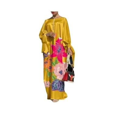 Imagem de Vestido Longo De Verão Floral Boêmio Para Mulheres, Elegante E Casual,