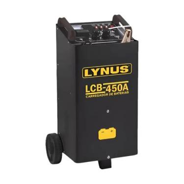 Imagem de Carregador Bateria Lynus Profissional Carro Caminhão LCB450A 220V