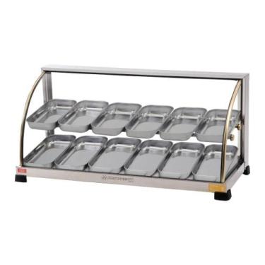 Imagem de Estufa para Salgados 12 Bandejas Dupla Marchesoni Linha Ouro Inox 127V