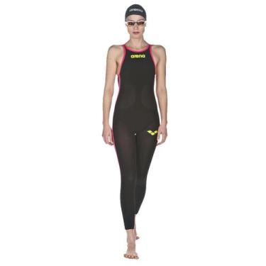 Imagem de Maiô De Natação Feminino R-evo Powerskin Long Leg Aberto Arena, 40, Pr