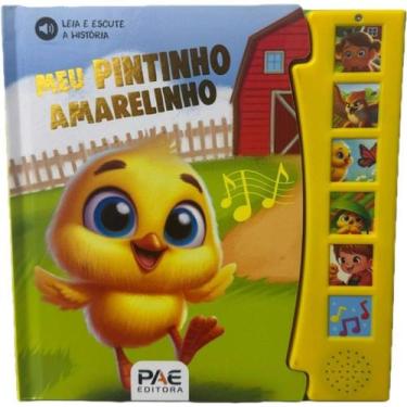 Imagem de Livro Sonoro Meu Pintinho Amarelo 19X19,5CM com 12 Páginas - magic