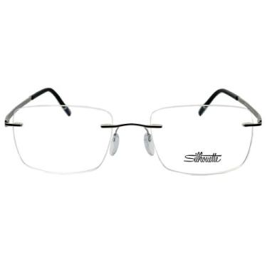 Imagem de Óculos de Grau Silhouette 5529GH 9010 Prata