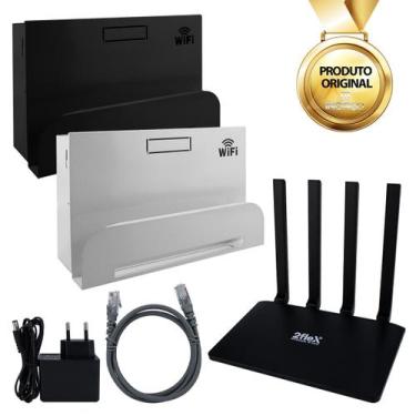 Imagem de Roteador WiFi Inoaço Ac1200 Dual Band Suporte de Roteador, Branco