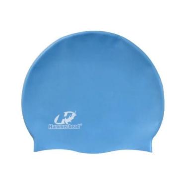 Imagem de Touca de Natação de Silicone Lisa XL Piscina Hammerhead, Único, Royal,
