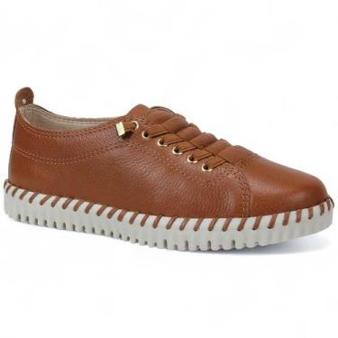 Imagem de Tênis Casual Bottero 374102 Twist Feminino, Caramelo, 34