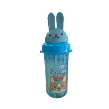 Imagem de Garrafa Infantil Coelhinho Diversas Cores - 420ml - InterPonte, Azul