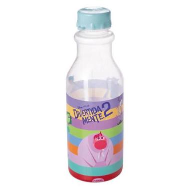 Imagem de Garrafa Infantil Retrô Divertida Mente 500ml Plasútil