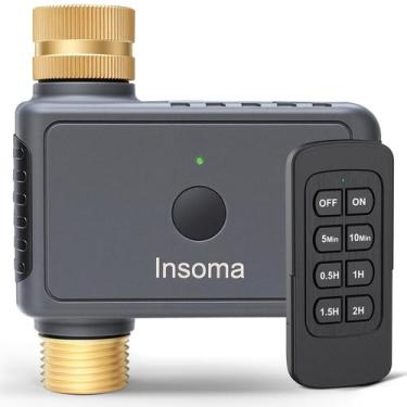Imagem de Temporizador de Irrigação Insoma com Controle Remoto em Latão IP55 à P