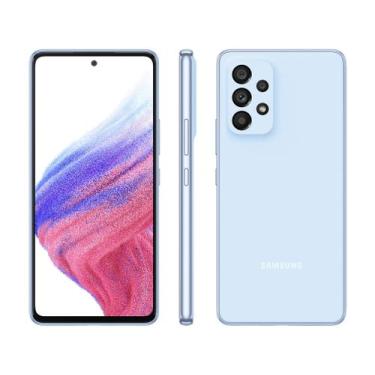 Imagem de Smartphone Samsung Galaxy A53 128GB Azul 5G - 8GB RAM 6,5 Câm. Quádrup