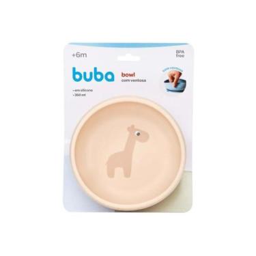 Imagem de Bowl em Silicone Buba Cloudy com Ventosa 350ml, Bege