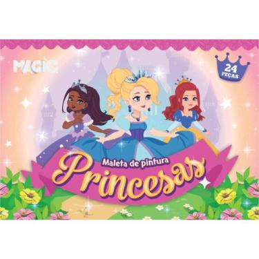 Imagem de Maleta para Pintura Princesa 24 Pecas - Magic KIDS