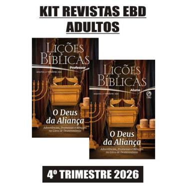 Imagem de Kit revistas ebd - 5 aluno + 1 professor cpad