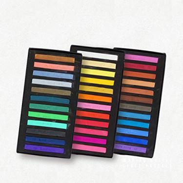 Imagem de LI-GELISI Giz de desenho artístico, giz colorido profissional, giz grafite, giz colorido para iniciantes (36 cores)