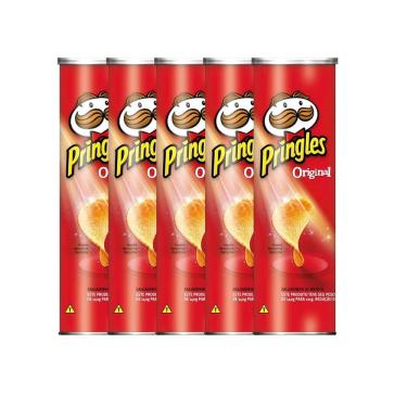 Imagem de Kit 10 Unidades Batata Chips Pringles Original 114 Gr Cada