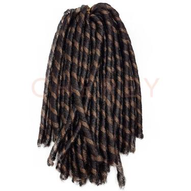 Imagem de Cabelo Nina Soft Dread Cherey Fibra Sintética 70g Crochet Braid