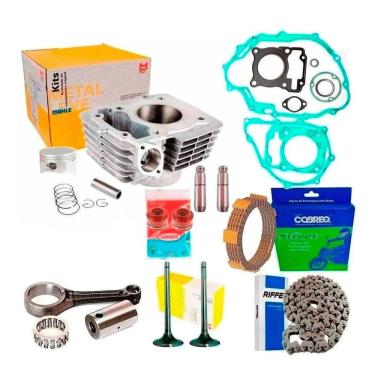 Imagem de Kit Motor Completo Biela Juntas Honda Titan 150 Fan 150
