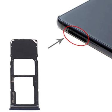 Imagem de HONGYAN Peças de substituição de telefone celular Bandeja para cartão SIM + bandeja para cartão micro SD para Samsung Galaxy A9 SM-A920 Acessórios telefônicos