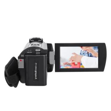 Imagem de Mini filmadora dv, câmera vlog 16x zoom com bateria 1800 mah para presente de aniversário de férias para youtube(Óculos padrão + telefoto)