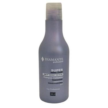 Imagem de Shampoo Roxo Care Blond Super Efeito Cinza 300ml Diamante Profissional