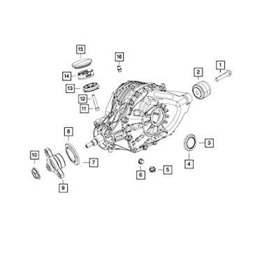 Imagem de Suporte de eixo Mopar genuíno 4578084AC