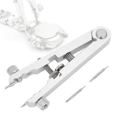 Imagem de Ferramenta de alicate de barra de mola para relógio, ferramenta de remoção de mão de relógio, ferramenta de remoção de pinos de relógio para pulseiras de relógio kit de reparo de remoção de pulseiras