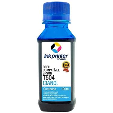 Imagem de Tinta para Epson L4160 - Ciano - Compatível Ink Printer (t504-100ml)
