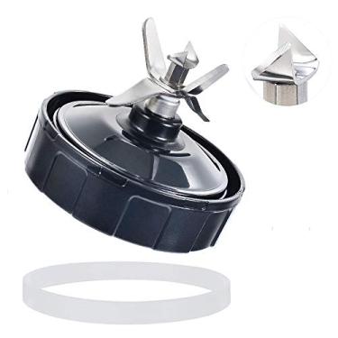 Imagem de Lâmina de liquidificador para liquidificador Ninja, peças de substituição compatíveis com liquidificador Nutri Ninja Auto iQ BL482 BL642 NN102 BL682 BL2013 (7 aletas)