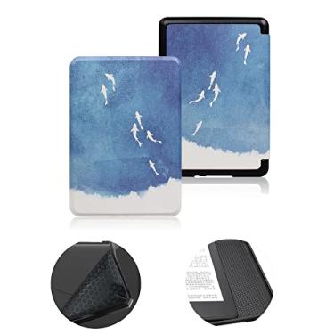 Imagem de Capa macia para Kindle (11ª geração) - Versão 2022 - Não serve para Kindle de 10ª geração ou Kindle Paperwhite de 11ª geração) - Capa à prova d'água com hibernação e ativação automática