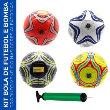 Bola de futebol vermelha para recreação de jogo de futebol