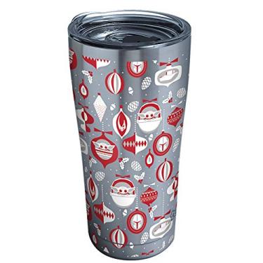 Imagem de Tervis Copo de viagem Star Wars The Mandalorian Christmas Holiday Tripla Parede Isolada Mantém Bebidas Frias e Quentes, 590 ml Legacy, Aço Inoxidável, 1 unidade (pacote com 1)