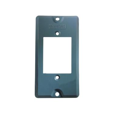 Imagem de Tampa PVC Poliwetzel Cinza P/ 3 Interruptores Horizontais Juntos 1" TPCA-14 Cód. E018000302 – Wetzel