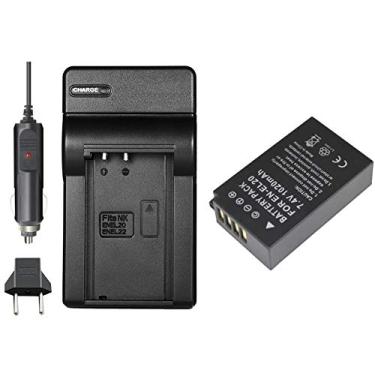 Imagem de Kit Bateria EN-EL20 + carregador para Nikon 1 AW1, 1 J2, 1J3