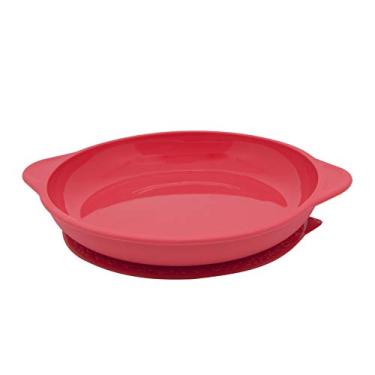 Imagem de Prato Com Succao Leão, Marcus e Marcus, Vermelho, Pequeno