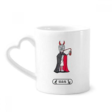 Imagem de Caneca Egito Mamãe Halloween Vampiro Horus Caneca Café Cerâmica Copo Coração Vidro