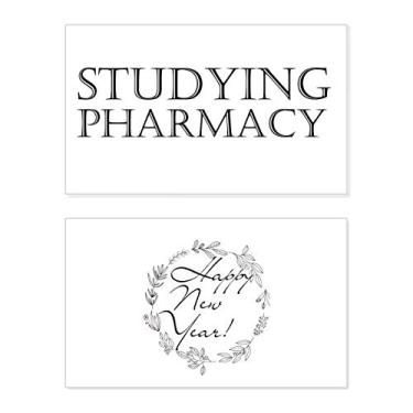 Imagem de Frases curtas de estudar, farmácia, festival, ano novo, cartão de felicitações, mensagem de abençoar presente